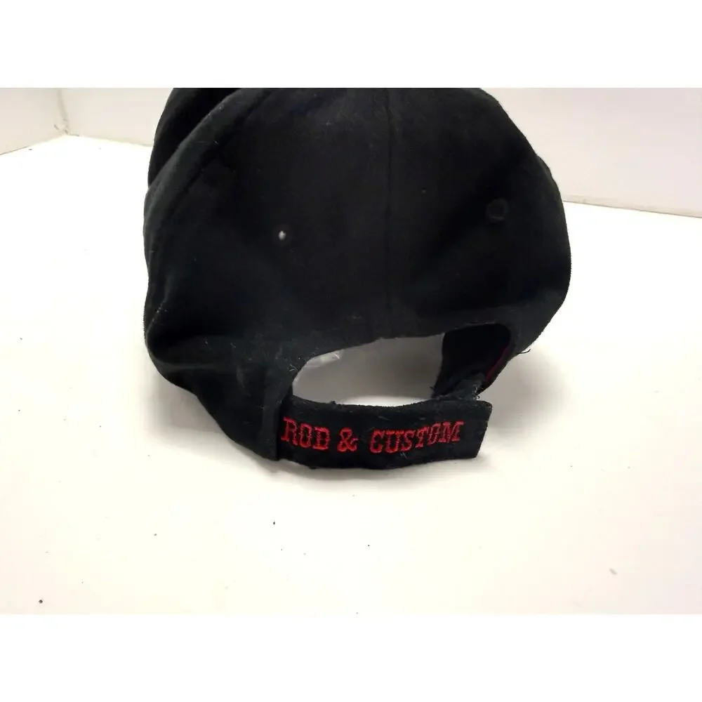 Hot Rod Custom Embroidered Flame Bill Adjustable Hat Cap Car Show Youth